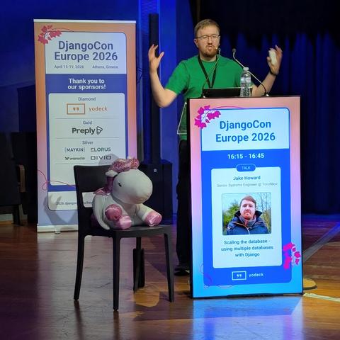 Speaker on the stage