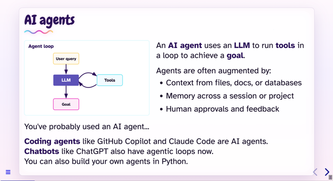 Screenshot of slide