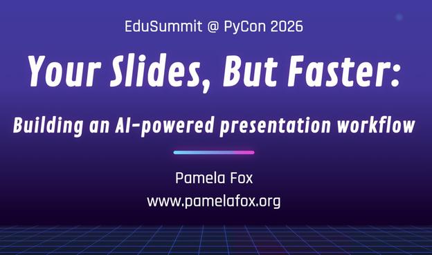 Screenshot of Edusummit talk