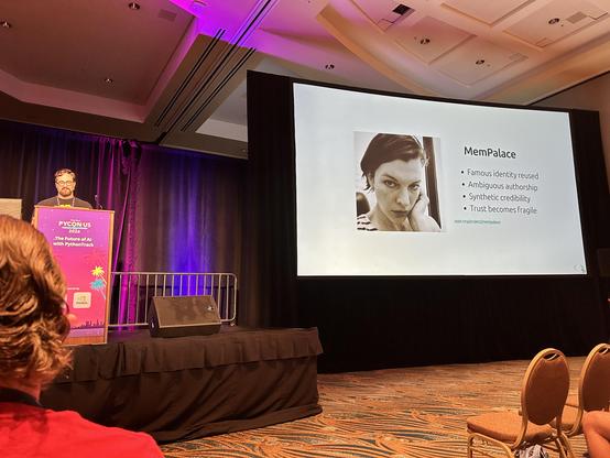 Slide discussing ai contributions in open source projects