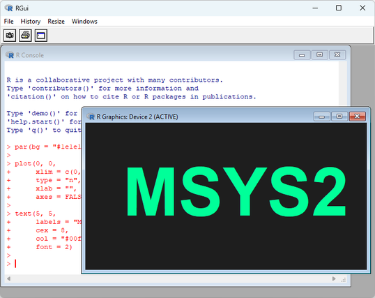 MSYS2 (@msys2org@fosstodon.org) - Fosstodon