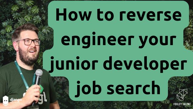 YouTube Thumbnail. 

How to reverse engineer your junior developer job search