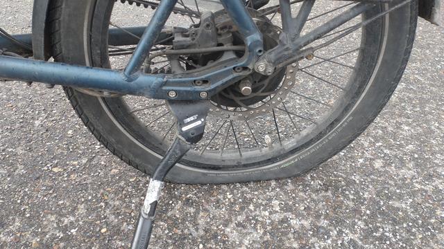 Platten im Rückreifen