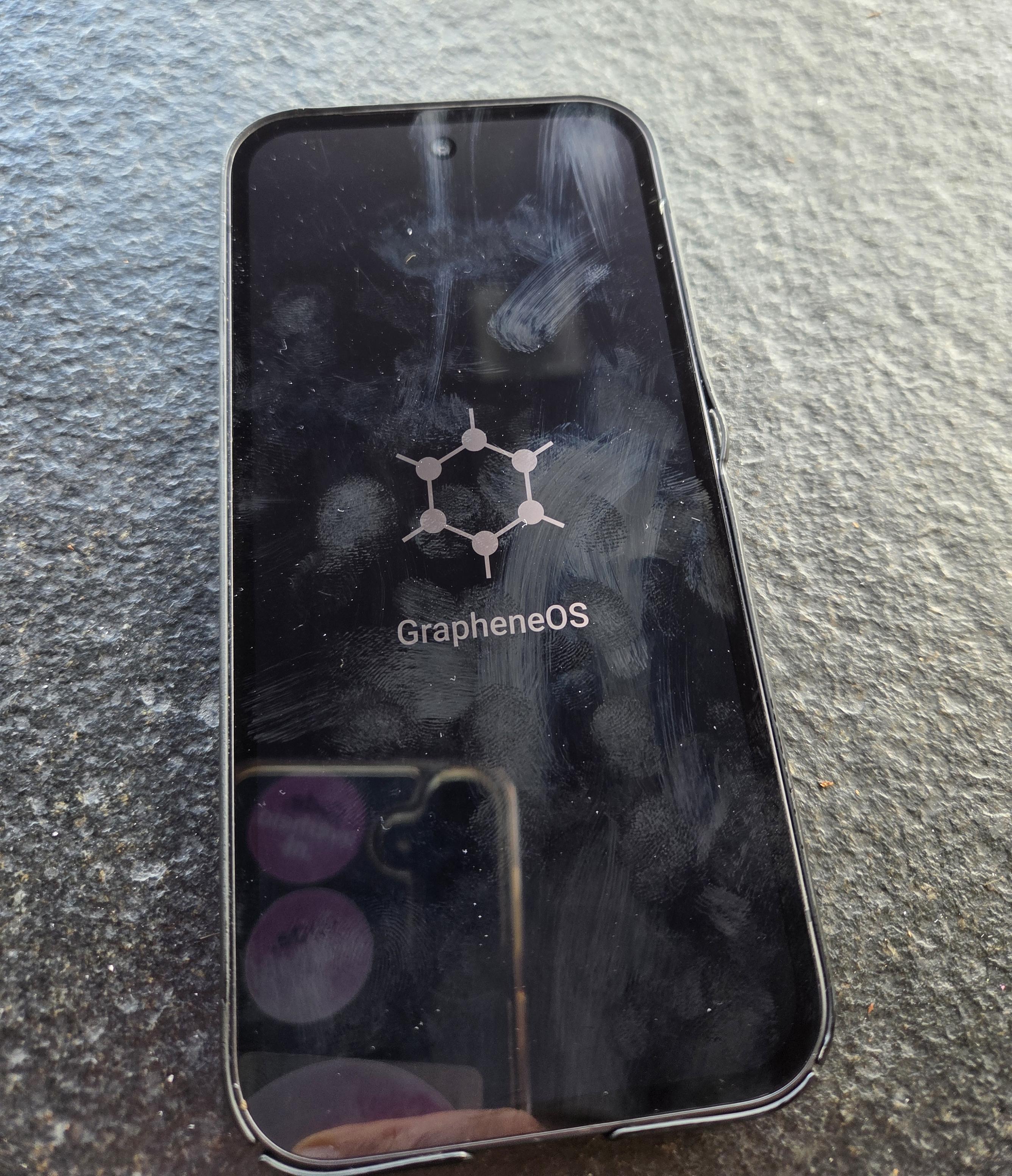 A phone with GrapheneOS on it, shown to me by someone who I happened to talk to at my hotel in Switzerland