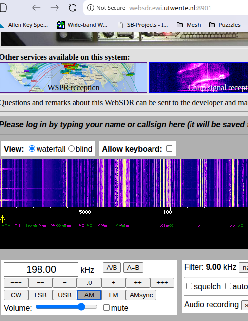 listening to 198 kHz via an SDR in The Netherlands http://websdr.ewi.utwente.nl:8901