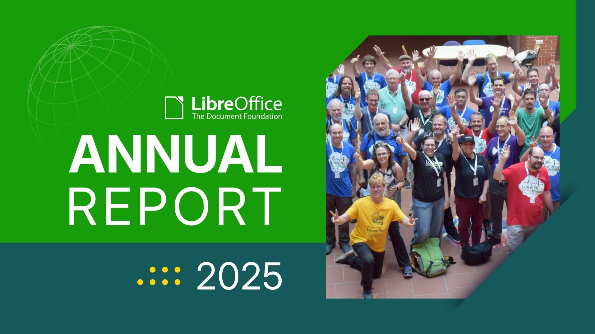 Banner with group photo from LibreOffice Conference