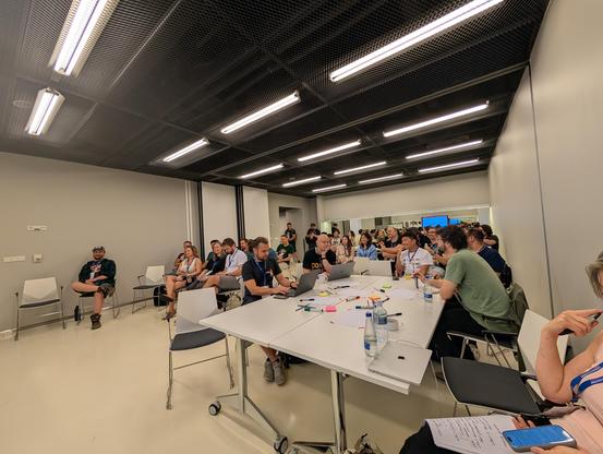 People attending the summit