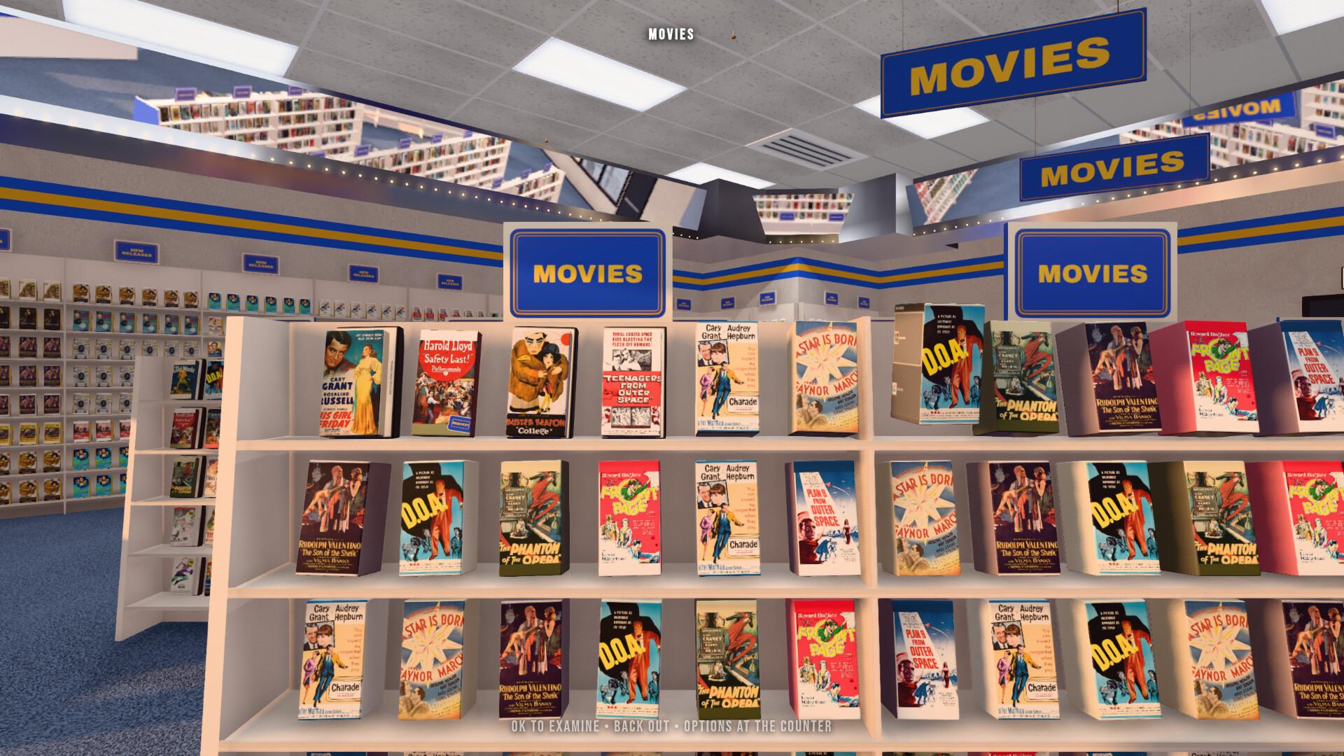 Screenshot of the repo app inside a "blockbuster"