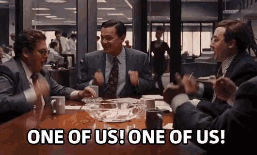 "One of us" meme