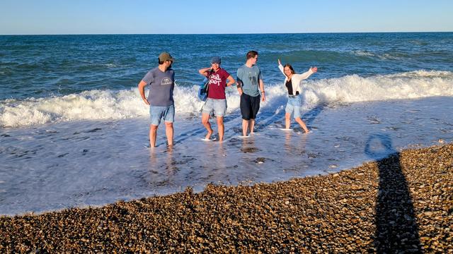 People at the beach