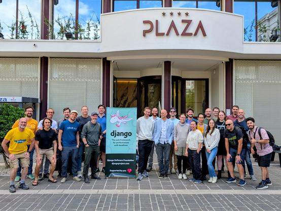 Group photo of Django on the Med 2026 in Peacara