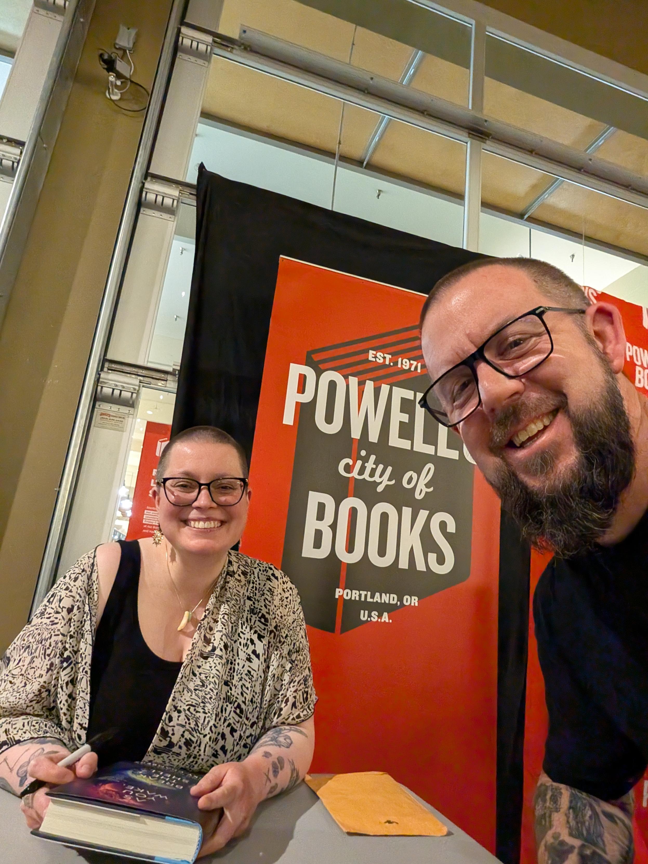 Smiling with Becky Chambers
