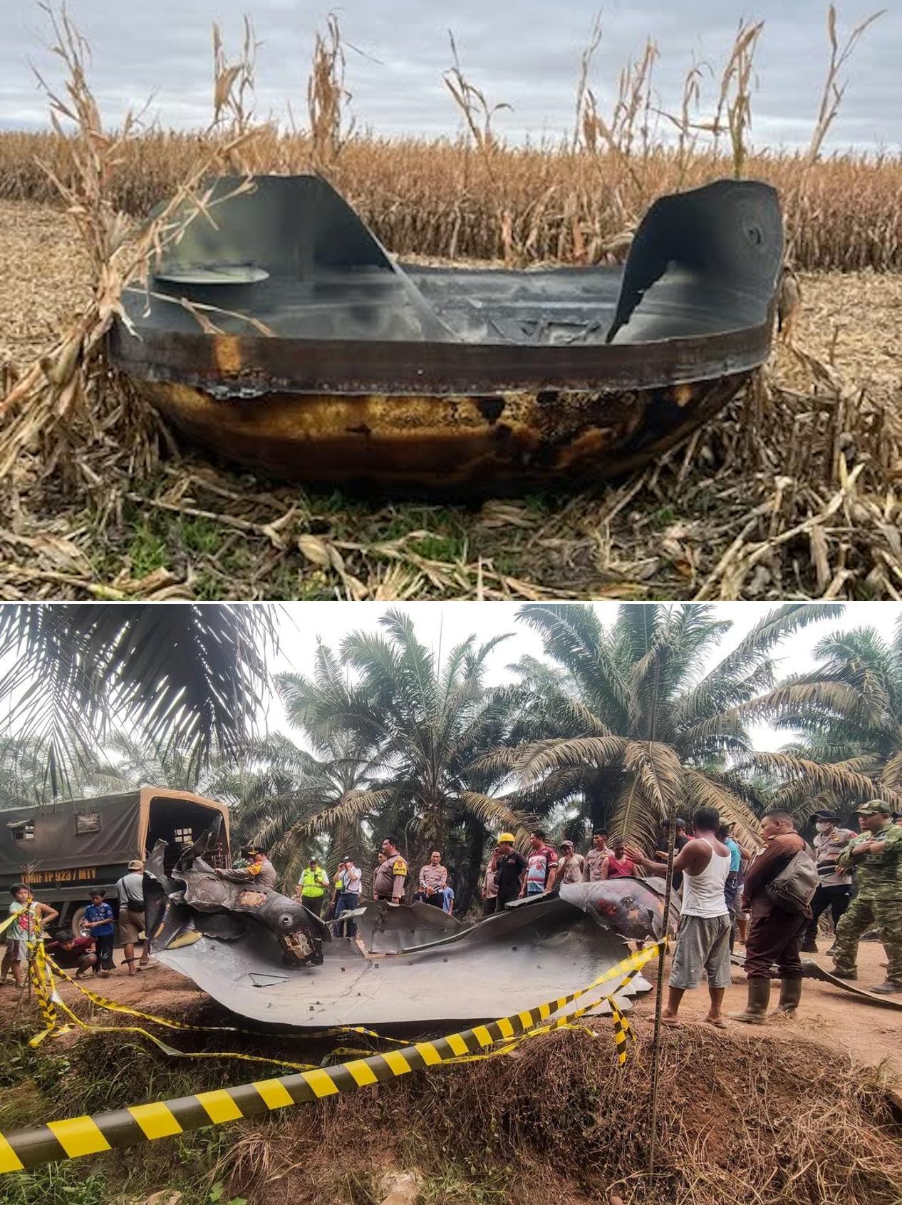 1. Pic of space debris in MN
2. Pic of space debris in Indonesia